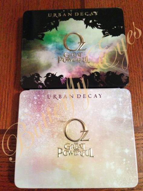 Urban Decay Oz The Great and Powerful inspired palettes - Theodora and Glinda